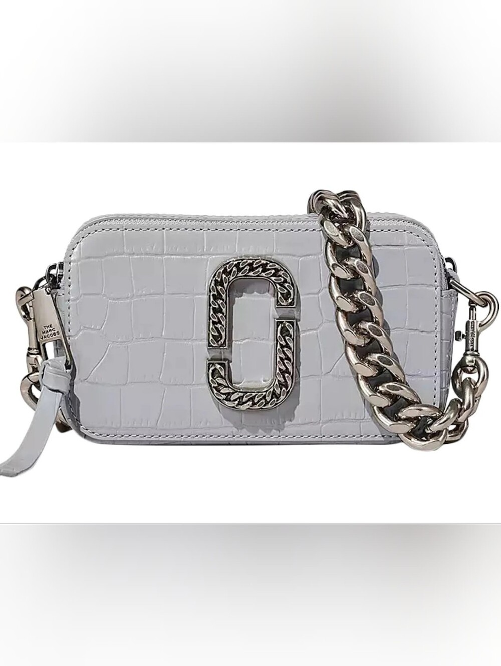 marc jacobs croc embossed camera bag
